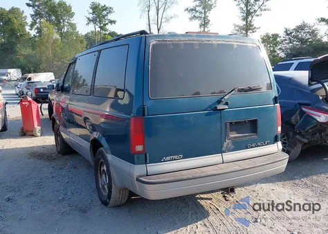 2000 Chevrolet Astro from USA, damaged, VIN 1GNDM19W6YB213903